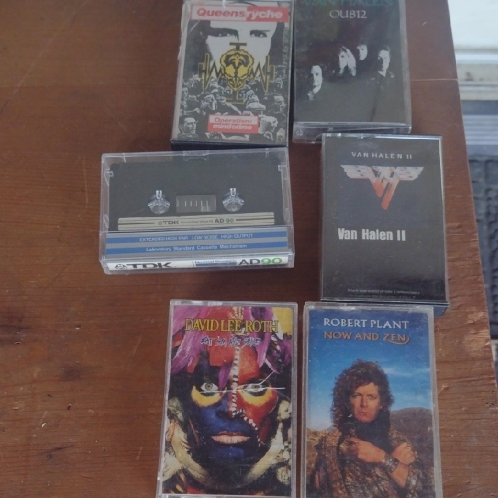 Classic Rock Cassette Tape Collection